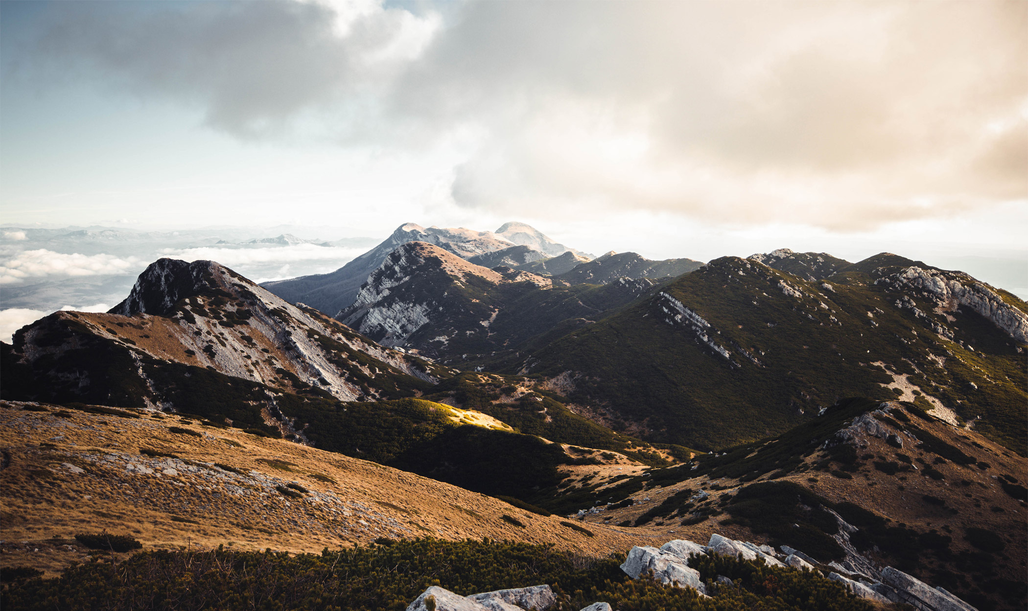 The highest peak of Velebit mountain in Croatia. vaganski peak