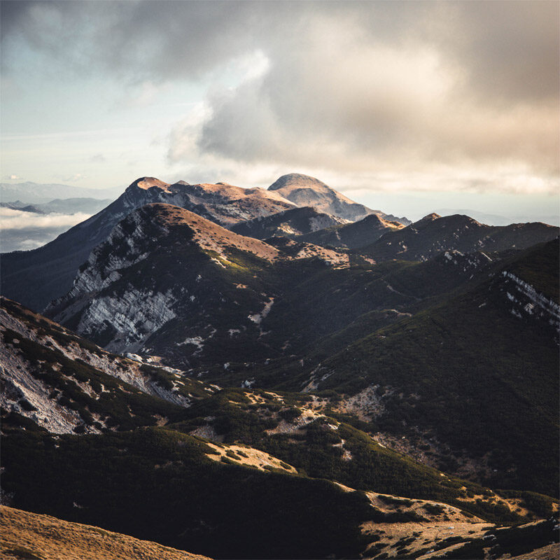 The highest peak of Velebit mountain in Croatia. vaganski peak